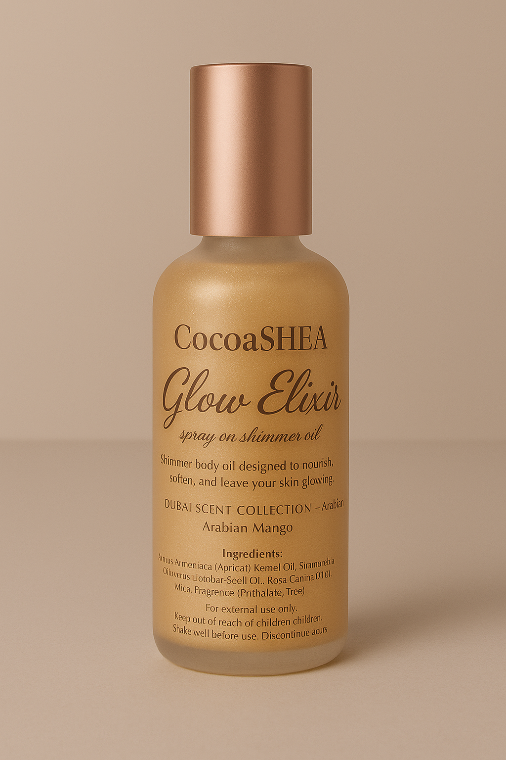 CocoaShea Glow Elixir — Dubai Scent Collection (Limited Edition)