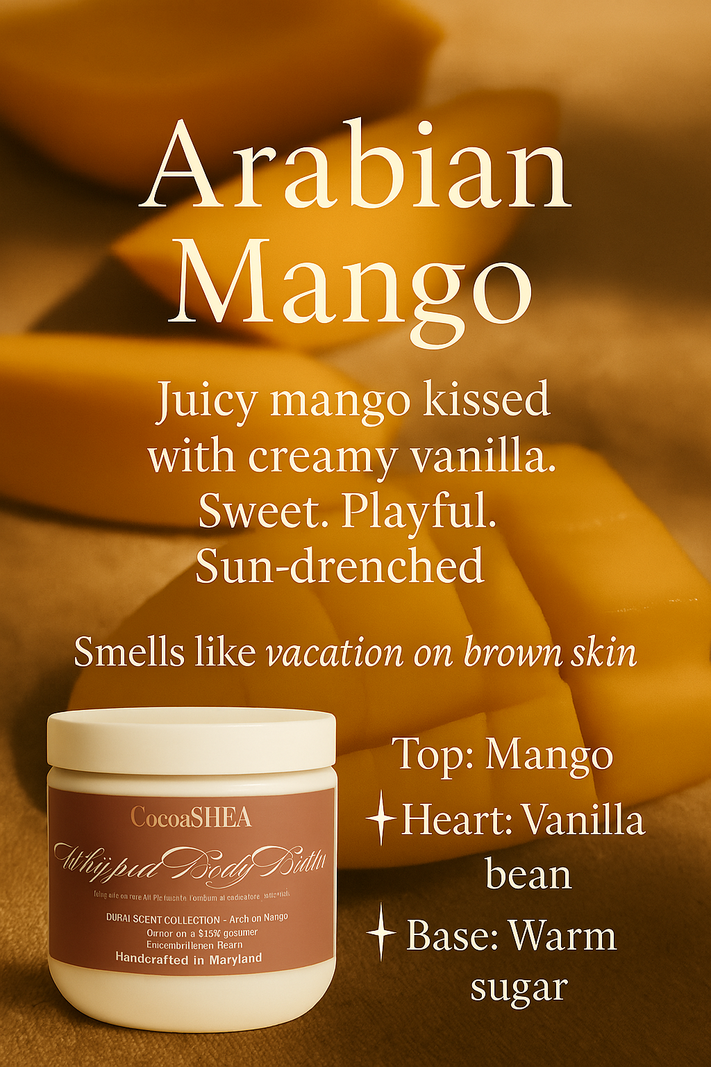 Dubai Limited Scented Body Butter – CocoaShea Glow Collection